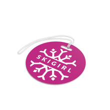 Skigirl Luggage Tag