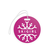 Skigirl Luggage Tag