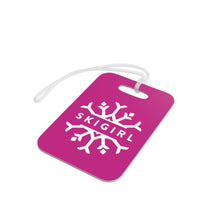 Skigirl Luggage Tag
