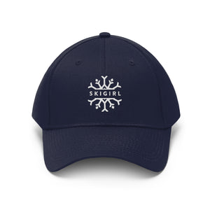 Skigirl Twill Hat - White Logo