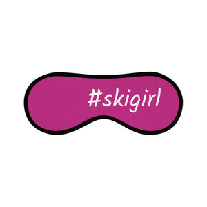 #skigirl Sleeping Mask - Pink