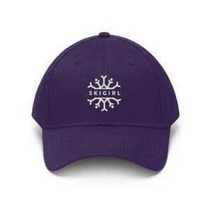Skigirl Twill Hat - White Logo