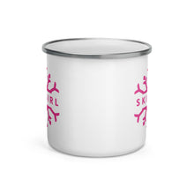 Skigirl Enamel Mug