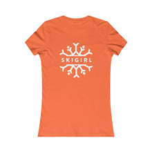 #skigirl Slogan Women's Favorite Tee