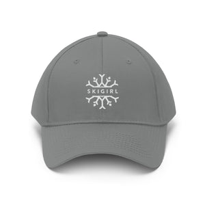 Skigirl Twill Hat - White Logo